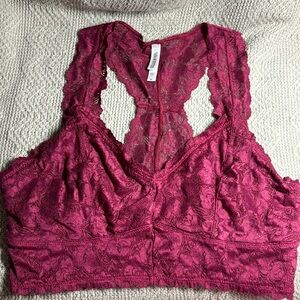 Zenana Outfitters Burgundy Bralette